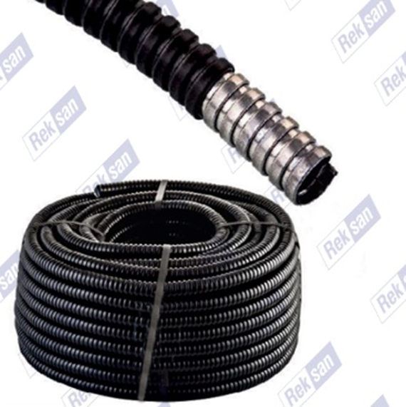 Rex - Flex Pvc İzoleli Çelik Spiral Boru - Yeni