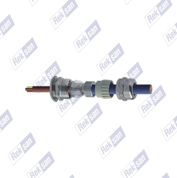 EMC Serisi Yüksüklü Kablo Rakoru (Pirinç - Nikel Kaplama - Paslanmaz Çelik)